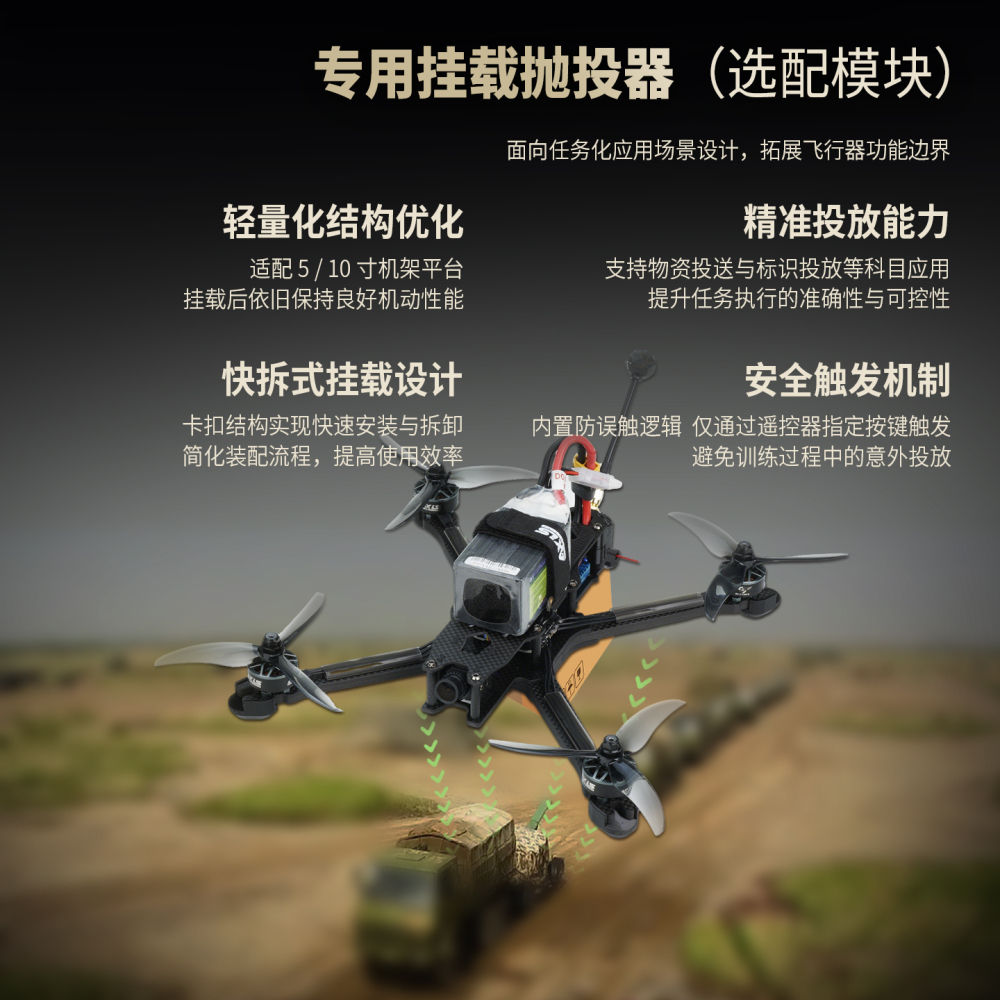 影武者军队比武专用10寸 5寸竞速穿越机
