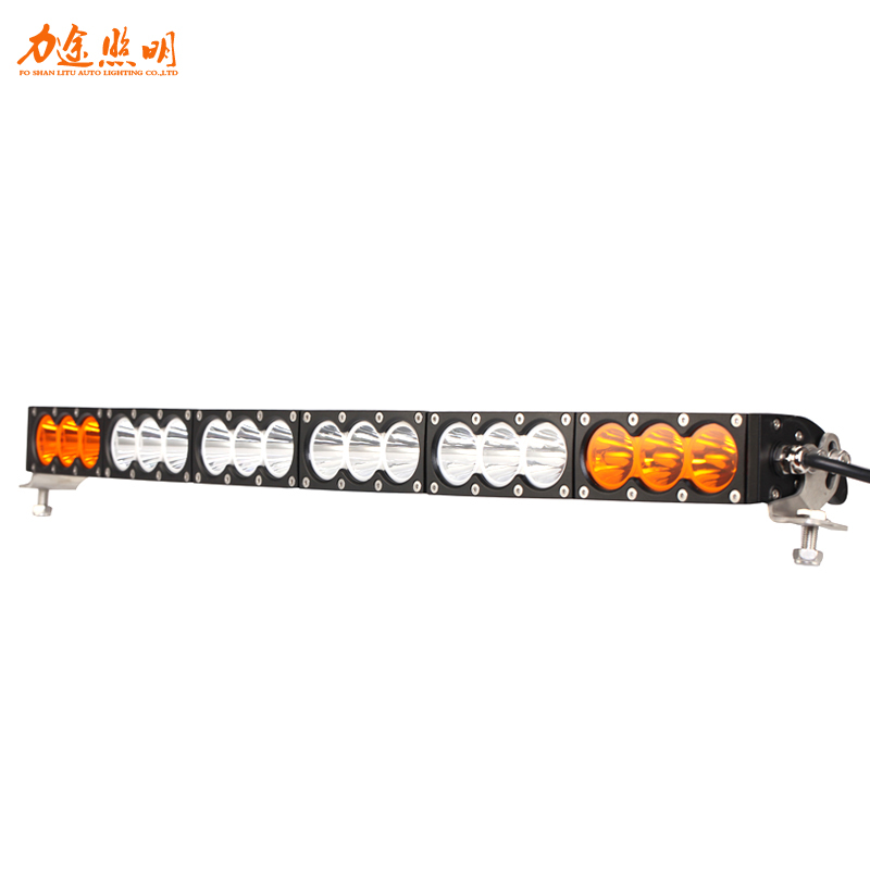 Arc Dual Control Curved Driving/Combo Beam Amber/White LED Light Bar (30", 40", 50", 60")