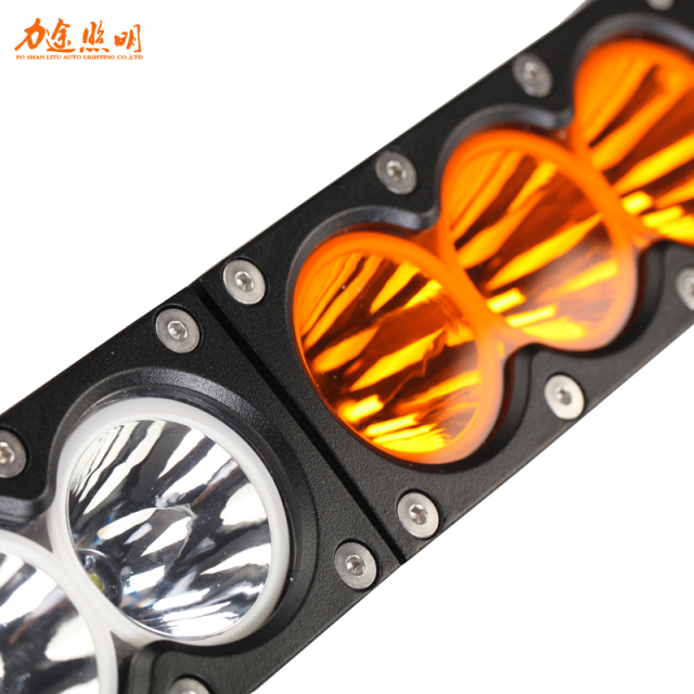 Arc Dual Control Curved Driving/Combo Beam Amber/White LED Light Bar (30", 40", 50", 60")