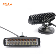 Led car dual color strip light 18w