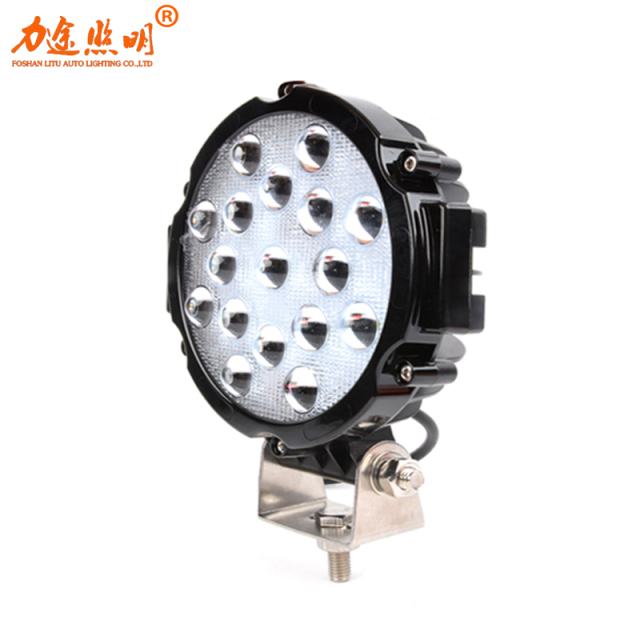 51W LED Work Light Bar Offroad Lens Spotlight-IP67 Automobile&motorcycle LED Work Light Bar 6000K