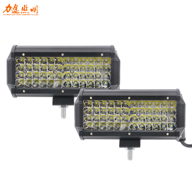4 row light bar ip67 spot beam 7inch 144w led 4x4 led light bar