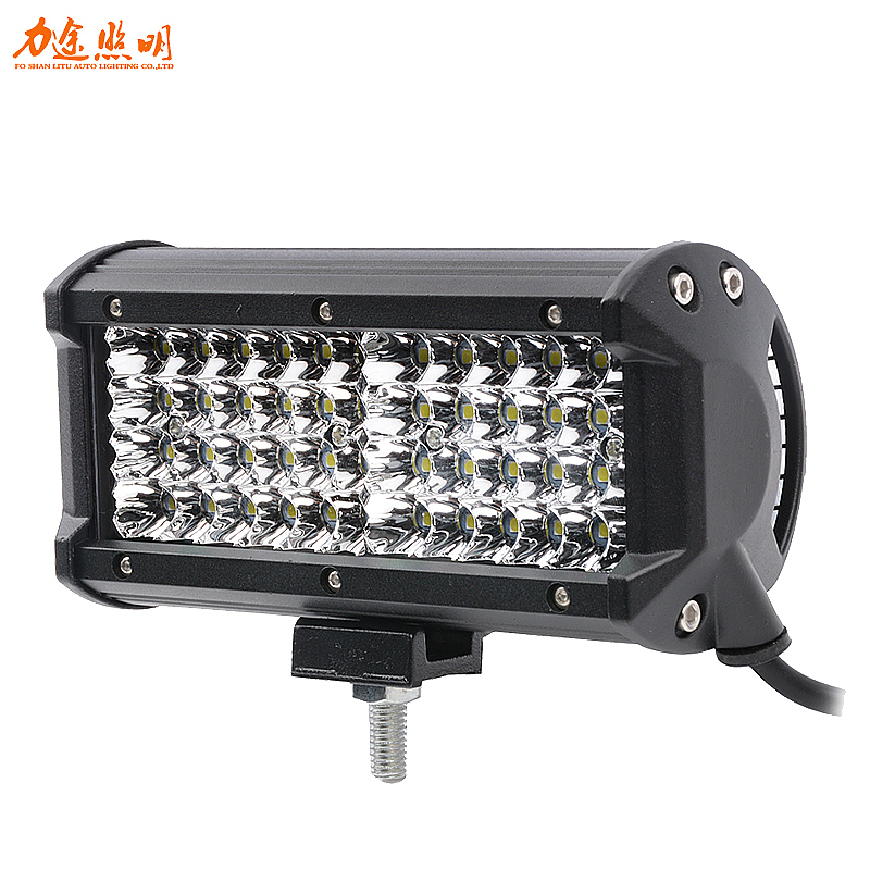 4 row light bar ip67 spot beam 7inch 144w led 4x4 led light bar