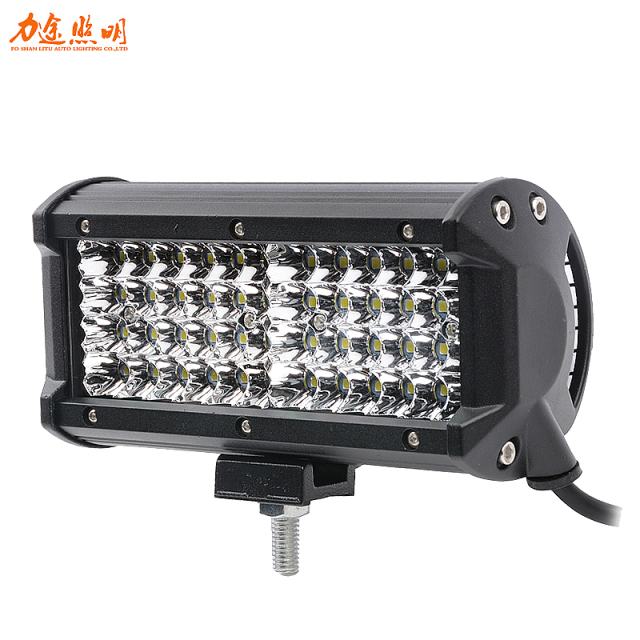 4 row light bar ip67 spot beam 7inch 144w led 4x4 led light bar