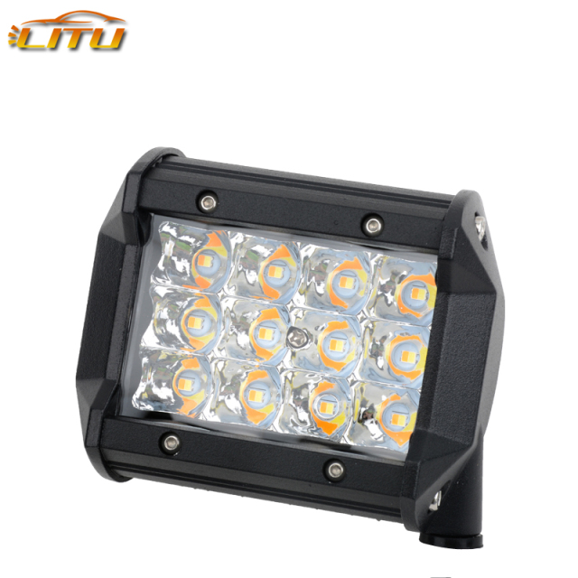 Manufacturers direct sales of new 36W three-eye three-row LED working lights highlight engineering lighting auxiliary spotlights