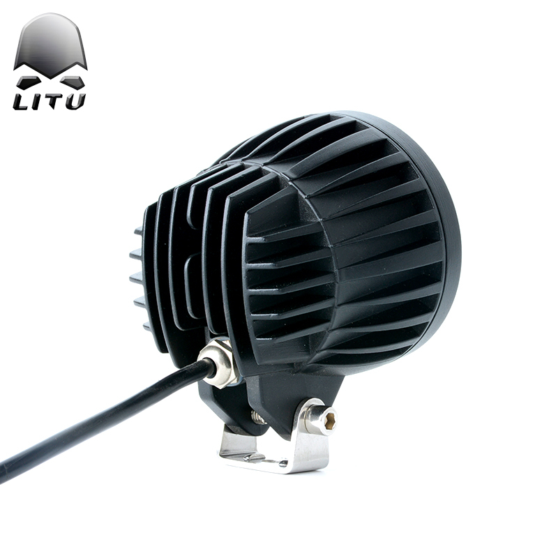 LITU High Low Beam Auto Projector 60W LED Work Lights Amber Lighting Motorcycles Headlights for Offroad Boat Marine Tractor