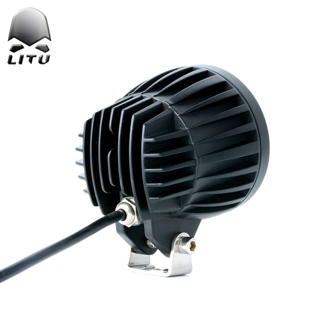 LITU High Low Beam Auto Projector 60W LED Work Lights Amber Lighting Motorcycles Headlights for Offroad Boat Marine Tractor