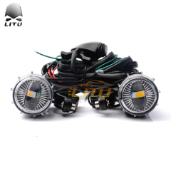LITU 2.5 inch 30W Motorcycle Driving Light Bar Universal LED Fog Light Kit for Offroad Motorcycles