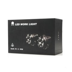 Good quality 2020 LITU 40w New version led work light yellow/white IP68 Waterproof Round SpotLight for Vehicles