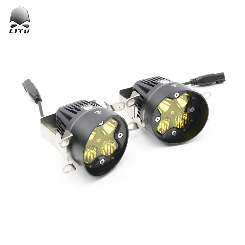 Litu 2021 new IP67 waterproof 40w car led work light 6000K white 24v work light highlight led car fog light