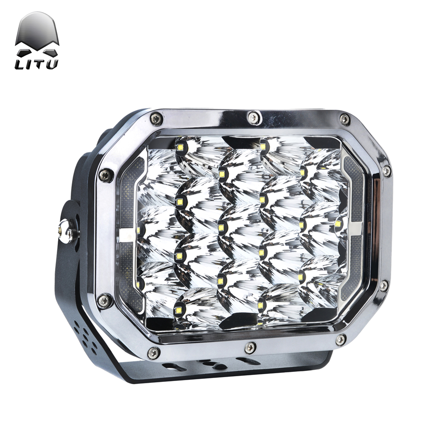 Good Quality 12v 24v Led day Lights 7" High power work light IP68 waterproof 96w auto parts Suitable For Toyota SUV 4X4