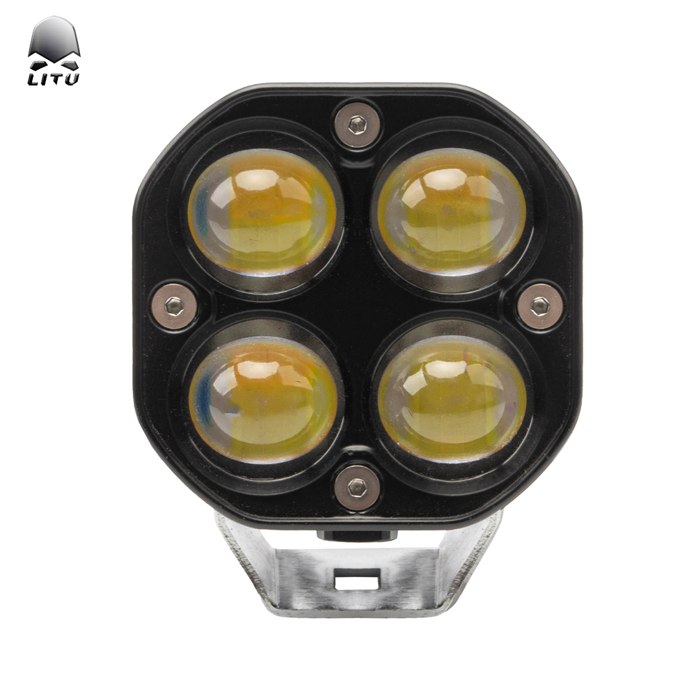 3inch Mini led work light Square 40W led Spotlight 12V 24V off road LED Light Bar dual color