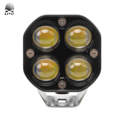 3inch Mini led work light Square 40W led Spotlight 12V 24V off road LED Light Bar dual color