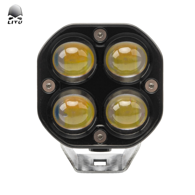 3inch Mini led work light Square 40W led Spotlight 12V 24V off road LED Light Bar dual color