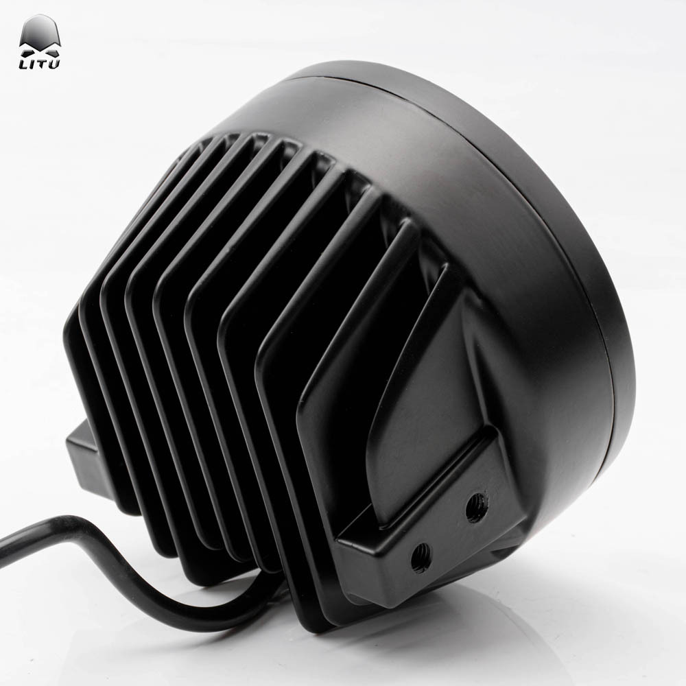 New Arrival Super Bright 80w 4WD Car Led Work Light, 1LUX@1400M Round 5 inch 4x4 Led Driving Lights For Offroad