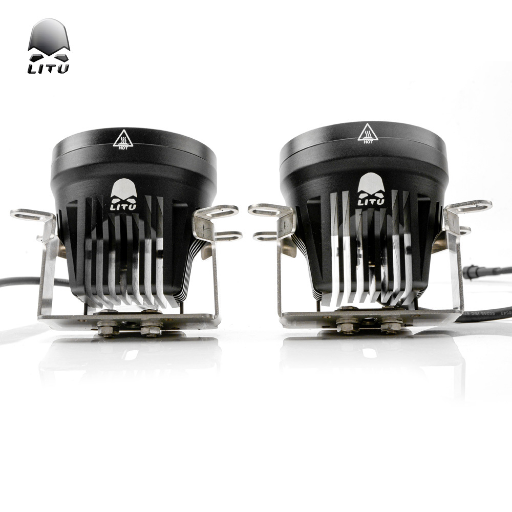 Litu 3 Inch 40W Square Small Led Work Light Shockproof Auto Spare Parts Off Road Led Light For SUV Used Cars Led Driving Light