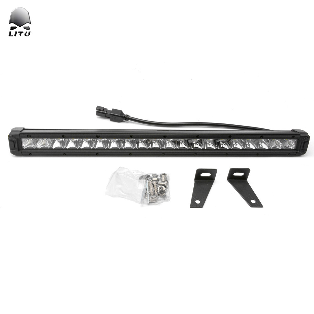 New Design 20'' 100w Led Light Bar Temperature 6000k Spotlight LED Car Roof Rack Work Light Bar For Car 2016 2015 2017 e46