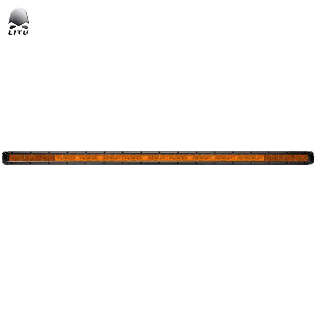 2020 LITU Yellow White Lighting LED Work Light Bar Offroad Roof LED Lights Bars Combo Beam High Brightness for Truck Tractor ATV