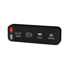 LITU 12V 24V LED Panel Circuit Control Box 4/6 Gang Switch Panel LED for UTV Off Road Car SUV