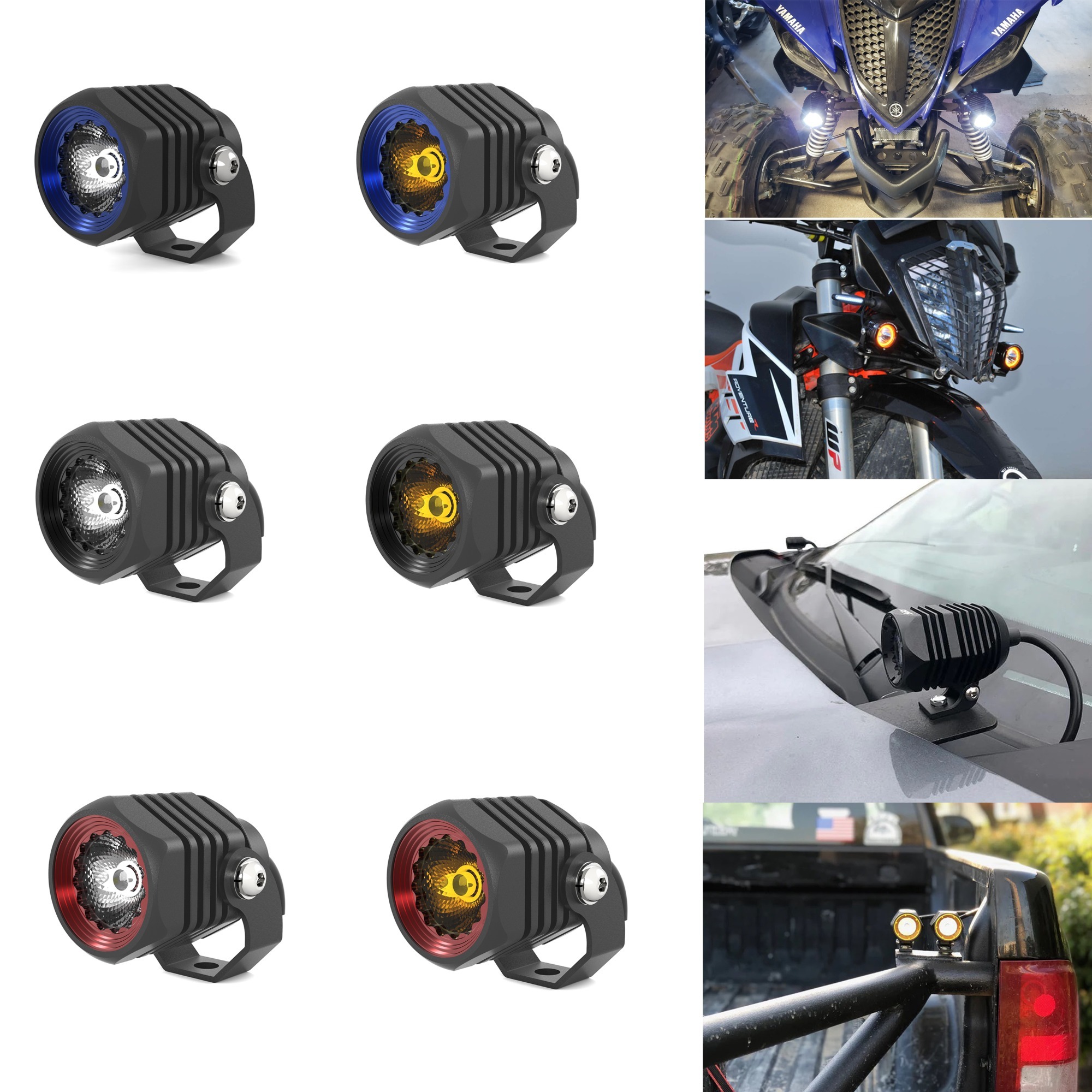 LT-43 2" 10W Mini Off-Road Auxiliary LED Driving Work Light