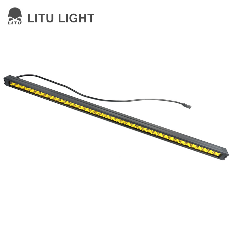 LT-CTD-57 Single Row Off-road LED Light Bar With Red DRL