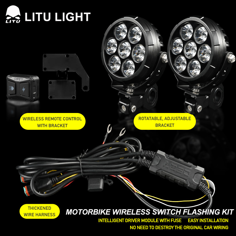 LT-HM-70A Motocycle Auxiliary 5 inch Led Driving Light