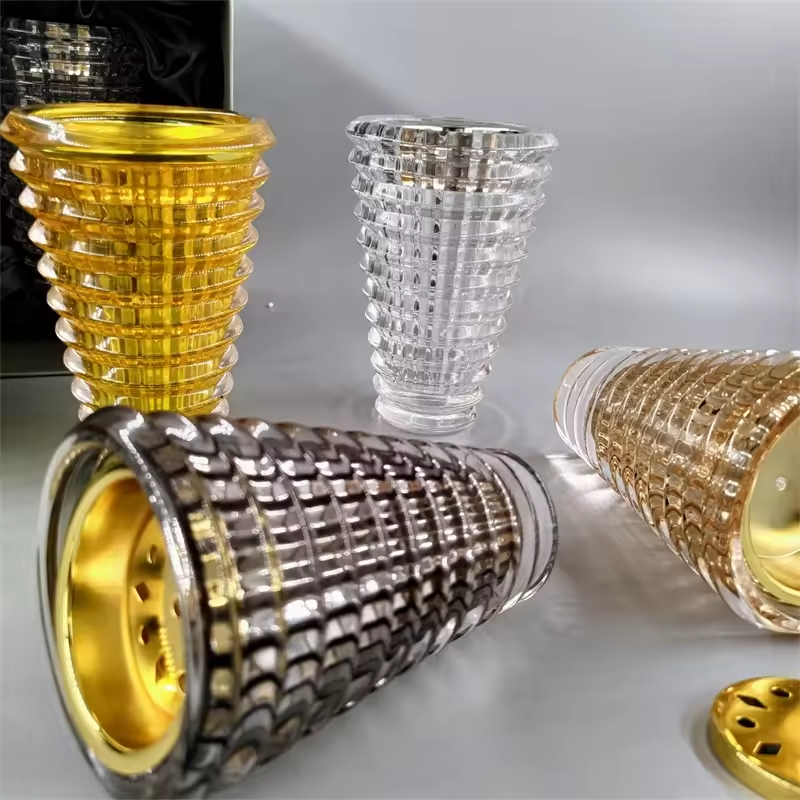 K9 crystal handmade burner bukhoor new style handmade vase wedding decor