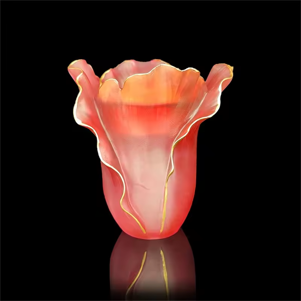 Arabic style handmade crystal incense burner oud bakhoor glass jar for home decor gift