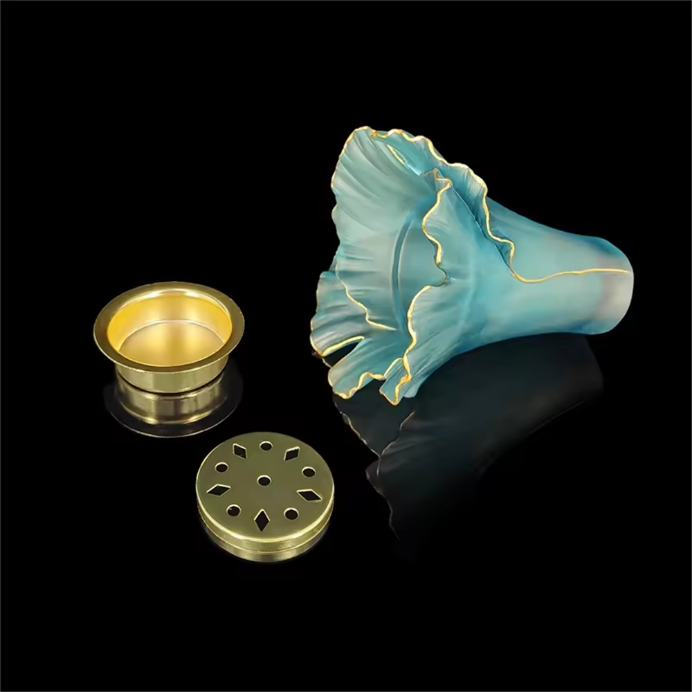 Handmade crystal burner bukhoor new style handmade vase