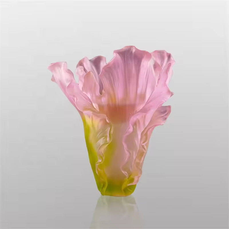 New design crystal crafts incense burner from natural stone handmade liuli art wedding decoration