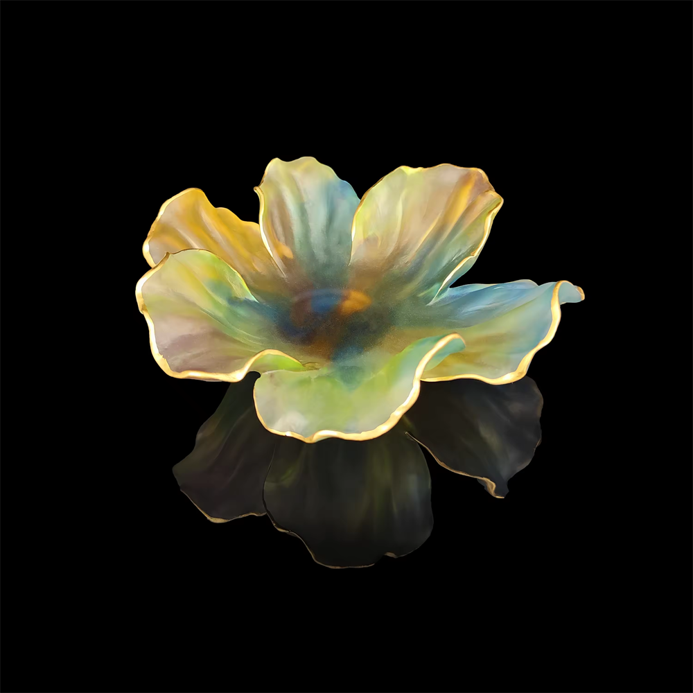 Crystal Madkhan Burner Mubkhar Bakhoor Islamic Gift Censer Crystal Incense Burner Set Plate Outline In Gold