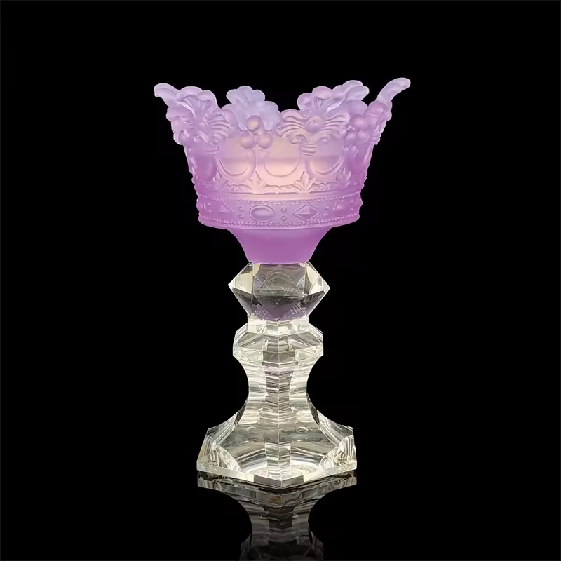 luxury arabic mubkhar office gift censer mubkhar incense burner oud bakhoor jar glass burner