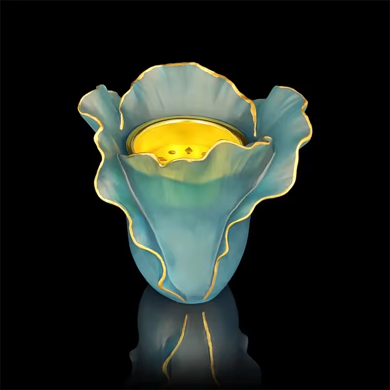 New product colorful crystal burner crystal crafts candle holder glass vase ornaments No reviews yet company-logo Huizhou Benba Culture Development Co