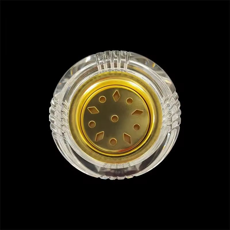 Best Selling Luxury Incense Fragrance Oil Burner Crystal Mubkhar For Home Decor