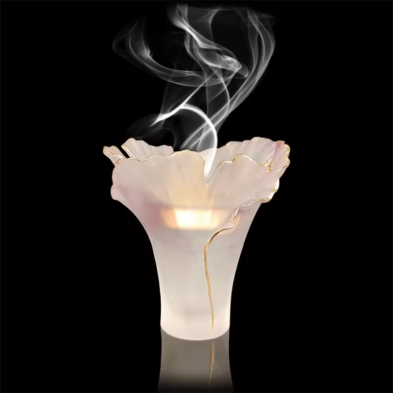 2022 New design crystal crafts mabkhara crystal incense burner for wedding decoration