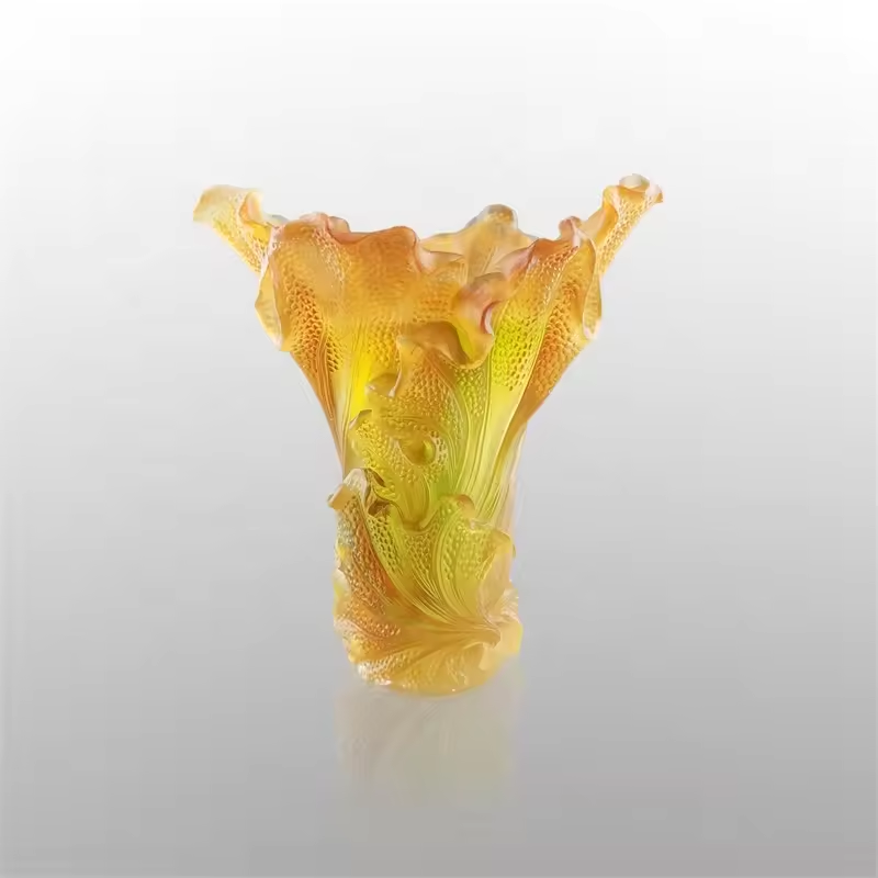 Middle east style handmade crystal evaporator carving crafts crystal vase crystal burner