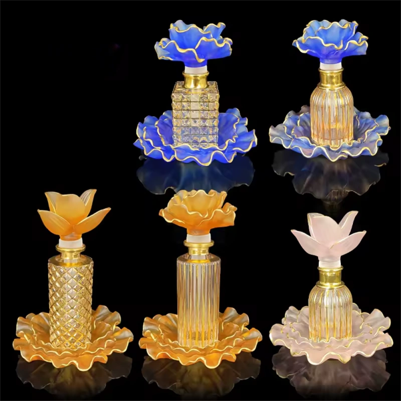 Crystal Perfume Bottle Islamic Gift Eid Al-Fitr Eid Al Adha Decoration Crystal Crafts Perfume Bottle