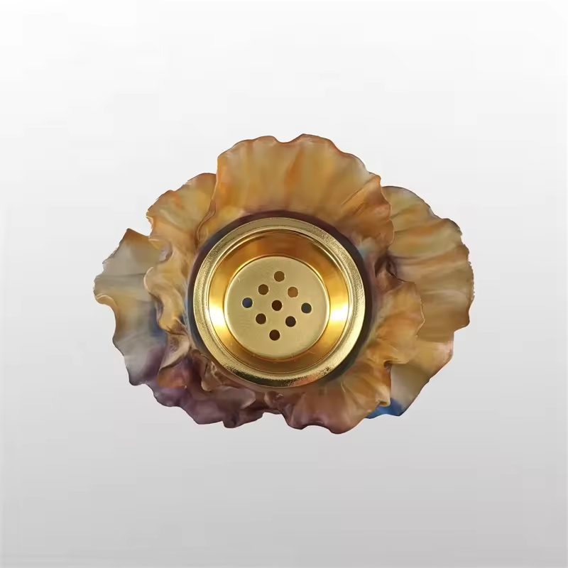 Kuwait popular crystal burner home decor crystal crafts low price and high grade giveaway for wedding gift