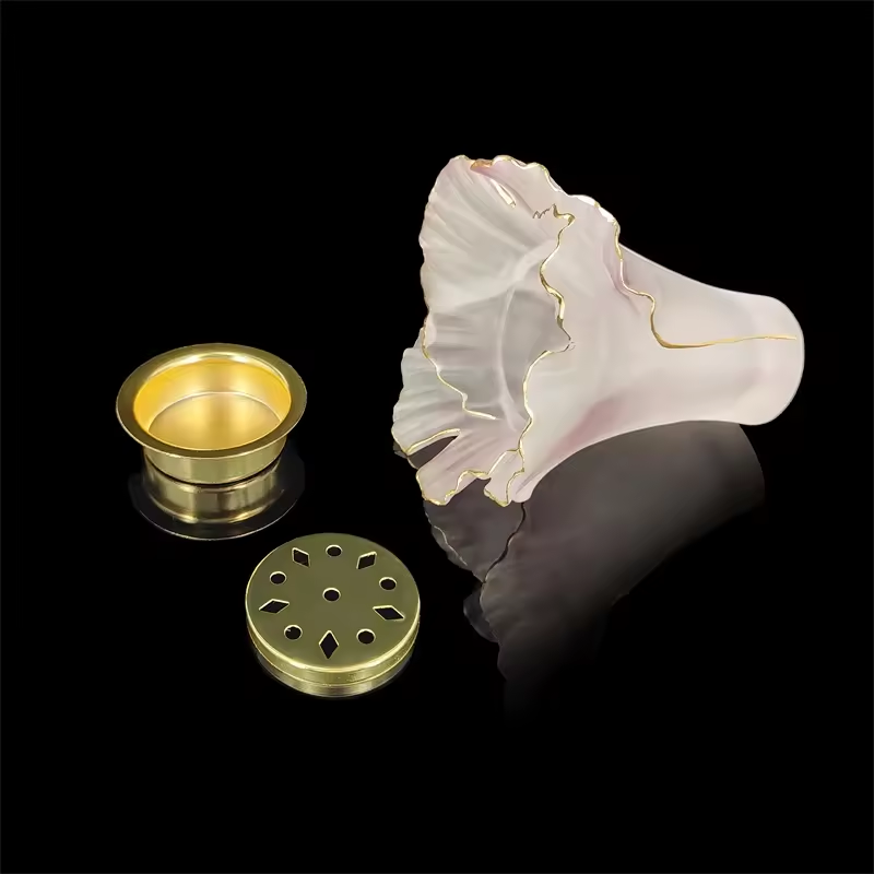 2022 New design crystal crafts mabkhara crystal incense burner for wedding decoration