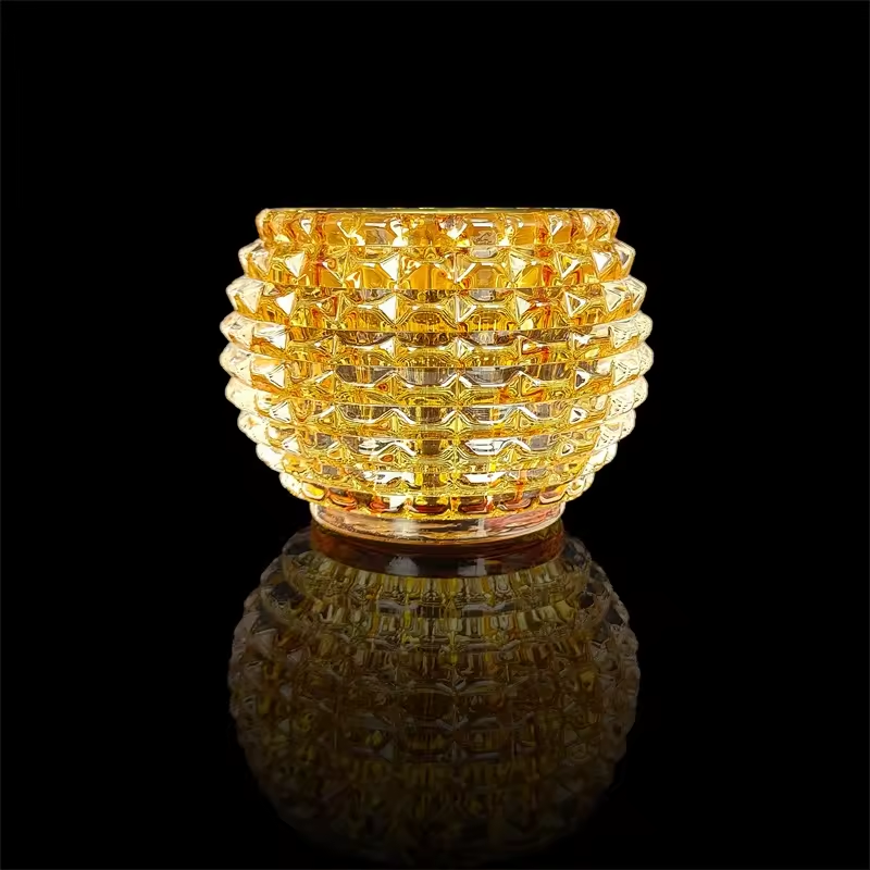 K9 glass crystal burner luxury glass candle holder crystal vase for wedding decor