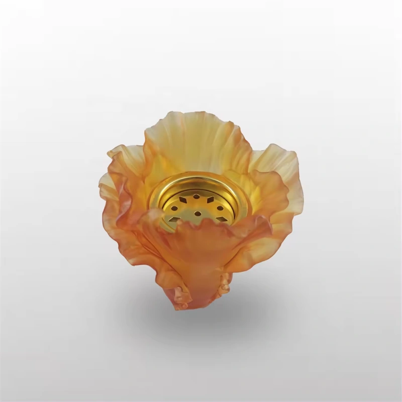 Modern Elegant New Arabic Style Wedding Decor Handmade Crystal Tulip Flower Burner Incense Burner