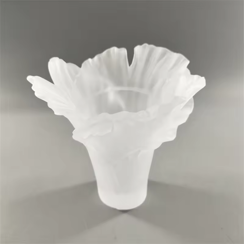 Handmade crystal evaporator poppy medkhan burner colorful crystal vase crystal burner