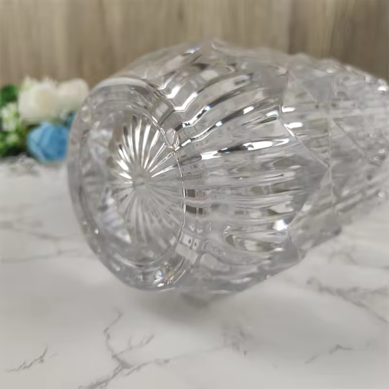 Wholesale Household Clear Glass Home Decoration Art Nordic Decorative Vase Flower Glass