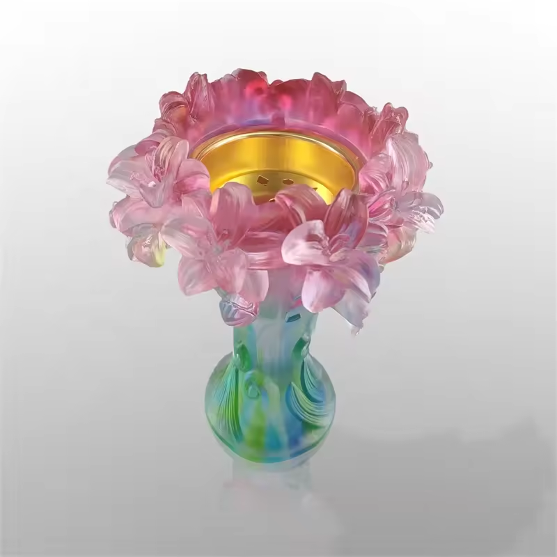 2021 Middle East style handmade crystal burner used for home decoration and wedding decoration