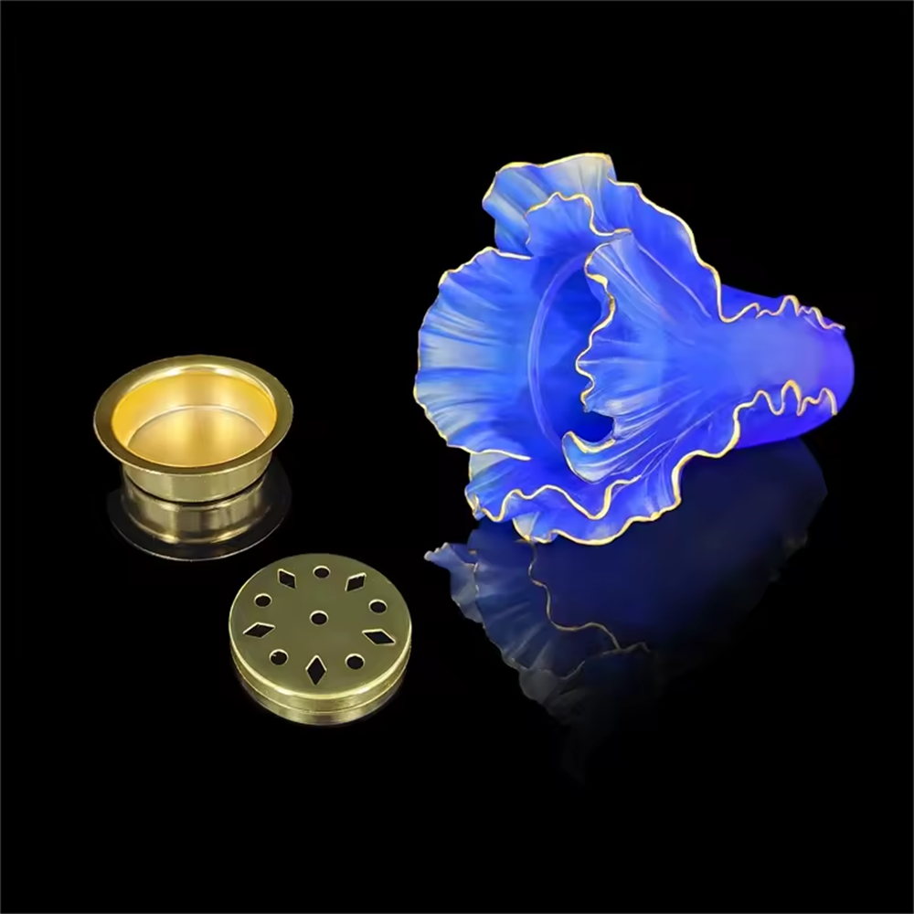 Popular Arabic Crystal Crafts Incense Burner Glass censer for home decor