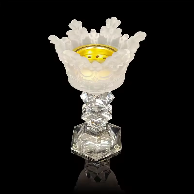 2022 latest crystal bakhoor incense burner arabic Censer for home decor