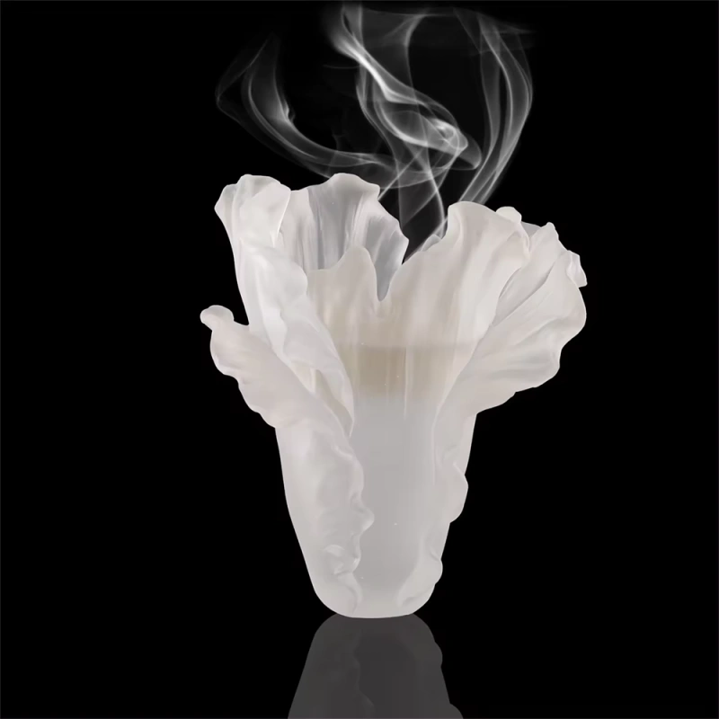 Middle East Crystal Madkhan Burner Mubkhar Bakhoor Islamic Gift Censer Crystal Incense Burner