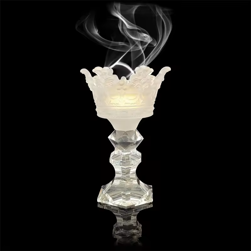 2022 latest crystal bakhoor incense burner arabic Censer for home decor