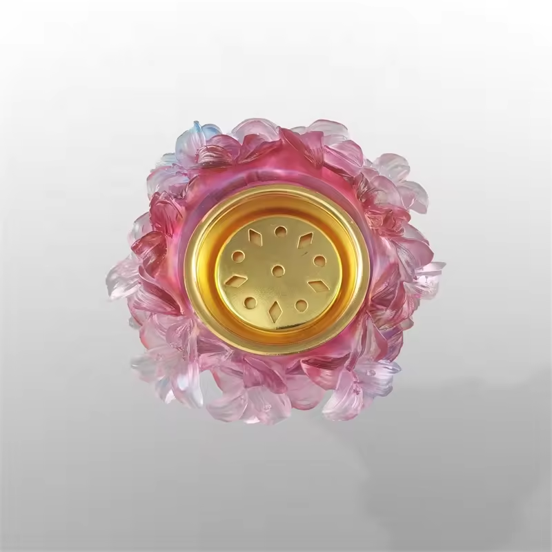 2021 Middle East style handmade crystal burner used for home decoration and wedding decoration