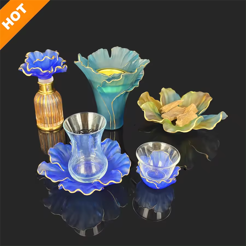 Handmade crystal burner bukhoor new style handmade vase